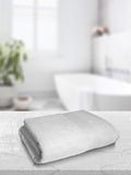 MYTRIDENT White Solid 500 GSM Pure Cotton Soft  Plush Bath Towel