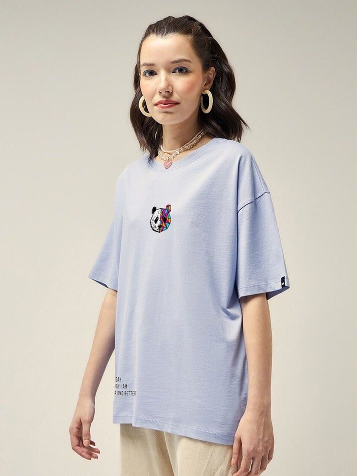 Bewakoof Better & Better Graphic Printed Drop-Shoulder Sleeves Oversized Cotton T-shirt