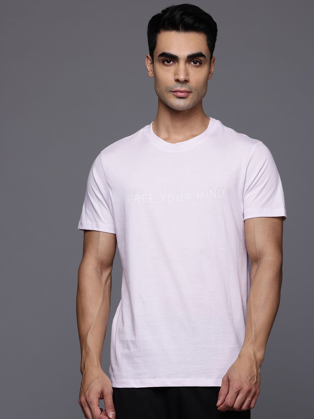 HRX by Hrithik Roshan Typography Printed Yoga T-Shirt