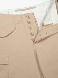 Thomas Scott Men Cricket Club Smart Loose Fit Cotton Cargos Trousers