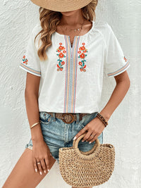 DressBerry Floral Embroidered Top