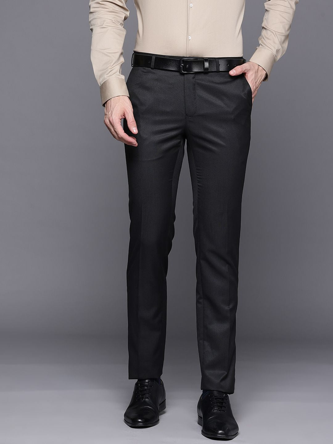 Raymond Men Slim Fit Formal Trousers