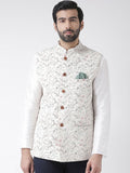 Jaket Nehru Cotton Nehru yang berwarna-warni & berwarna merah