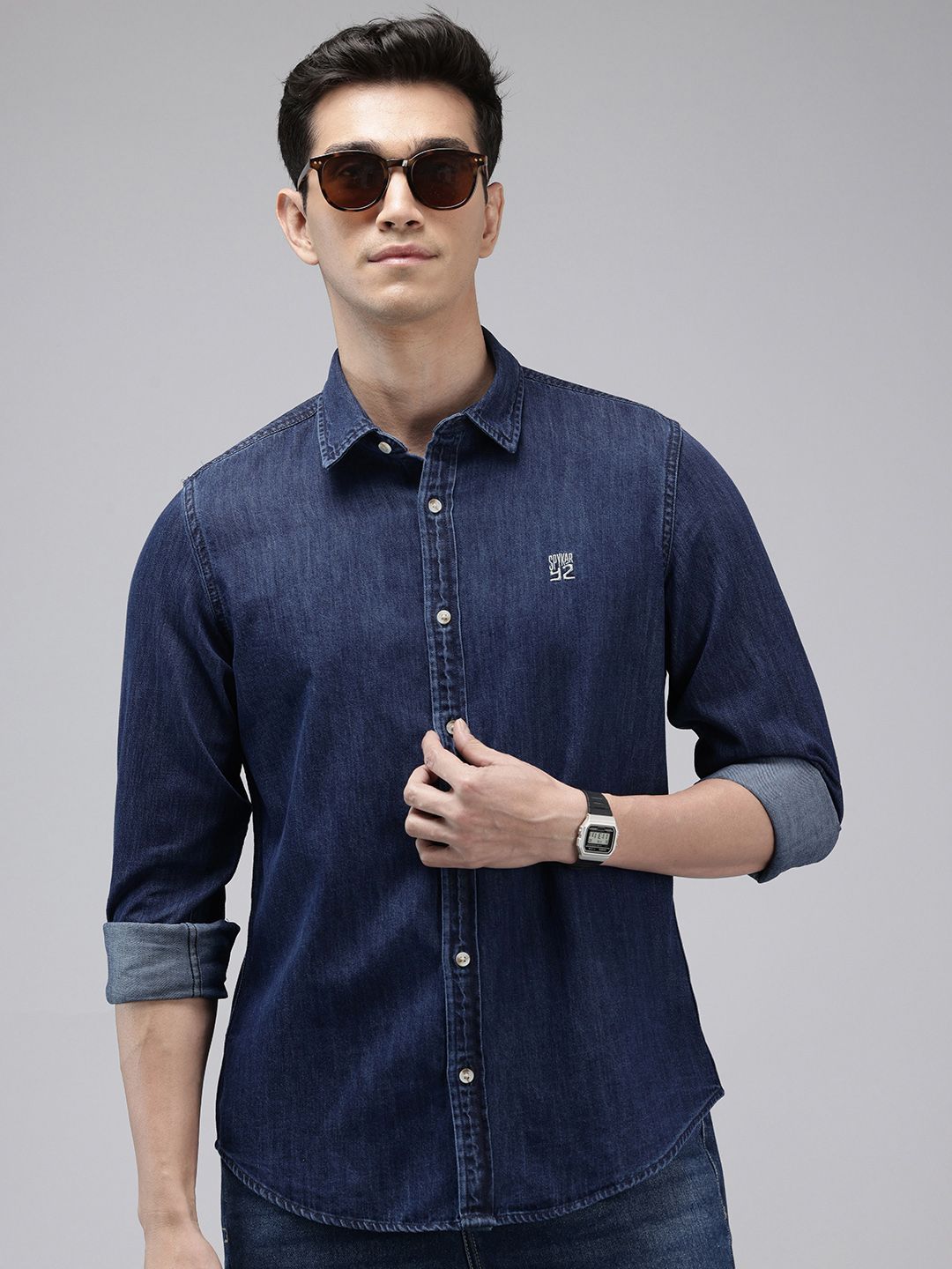 SPYKAR Pure Cotton Casual Shirt
