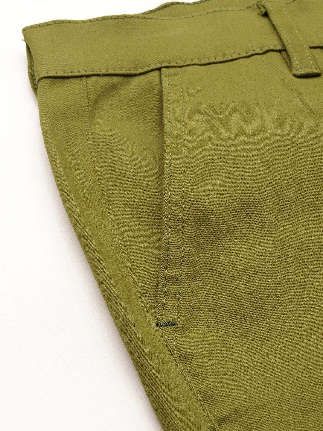 The Indian Garage Co Men Slim Fit Chinos Trousers