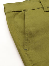 The Indian Garage Co Men Slim Fit Chinos Trousers