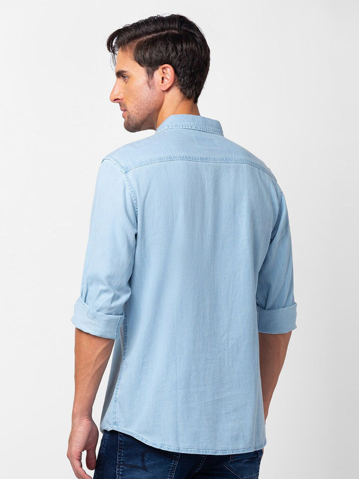SPYKAR Men Slim Fit Casual Shirt