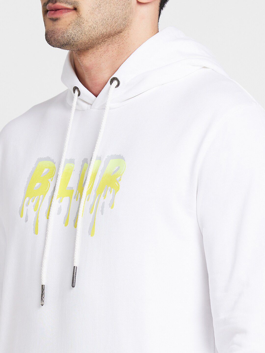 Being Human Typography Printed Hooded Cotton Pullover