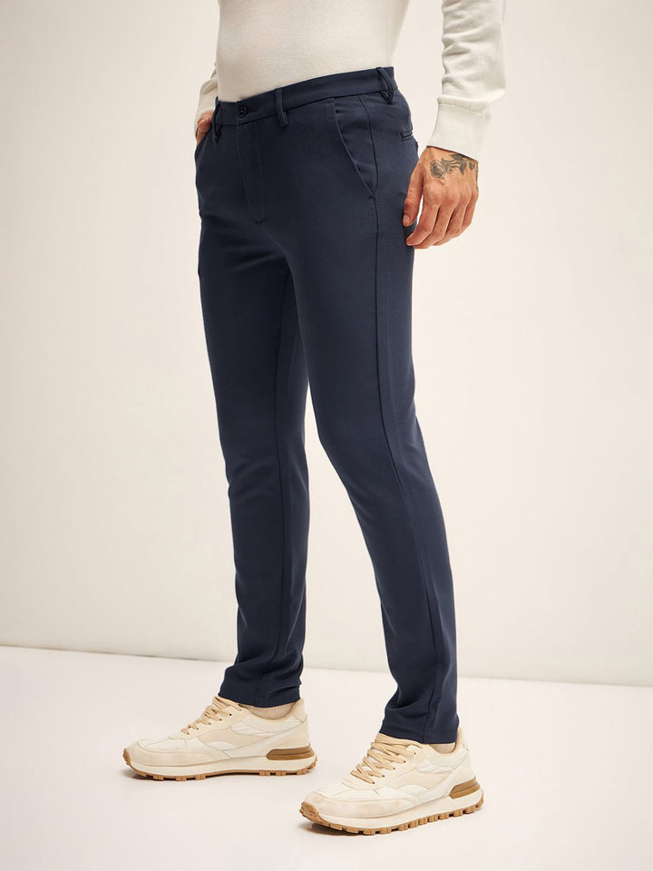THE BEAR HOUSE Men Slim Fit Trousers