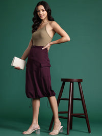 DressBerry Cargo Style Toggled Skirt