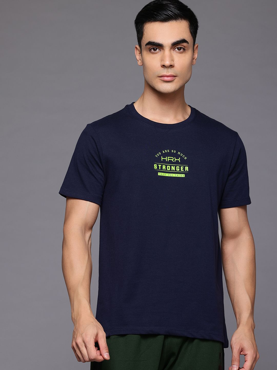 HRX by Hrithik Roshan Men Typography Printed T-shirt