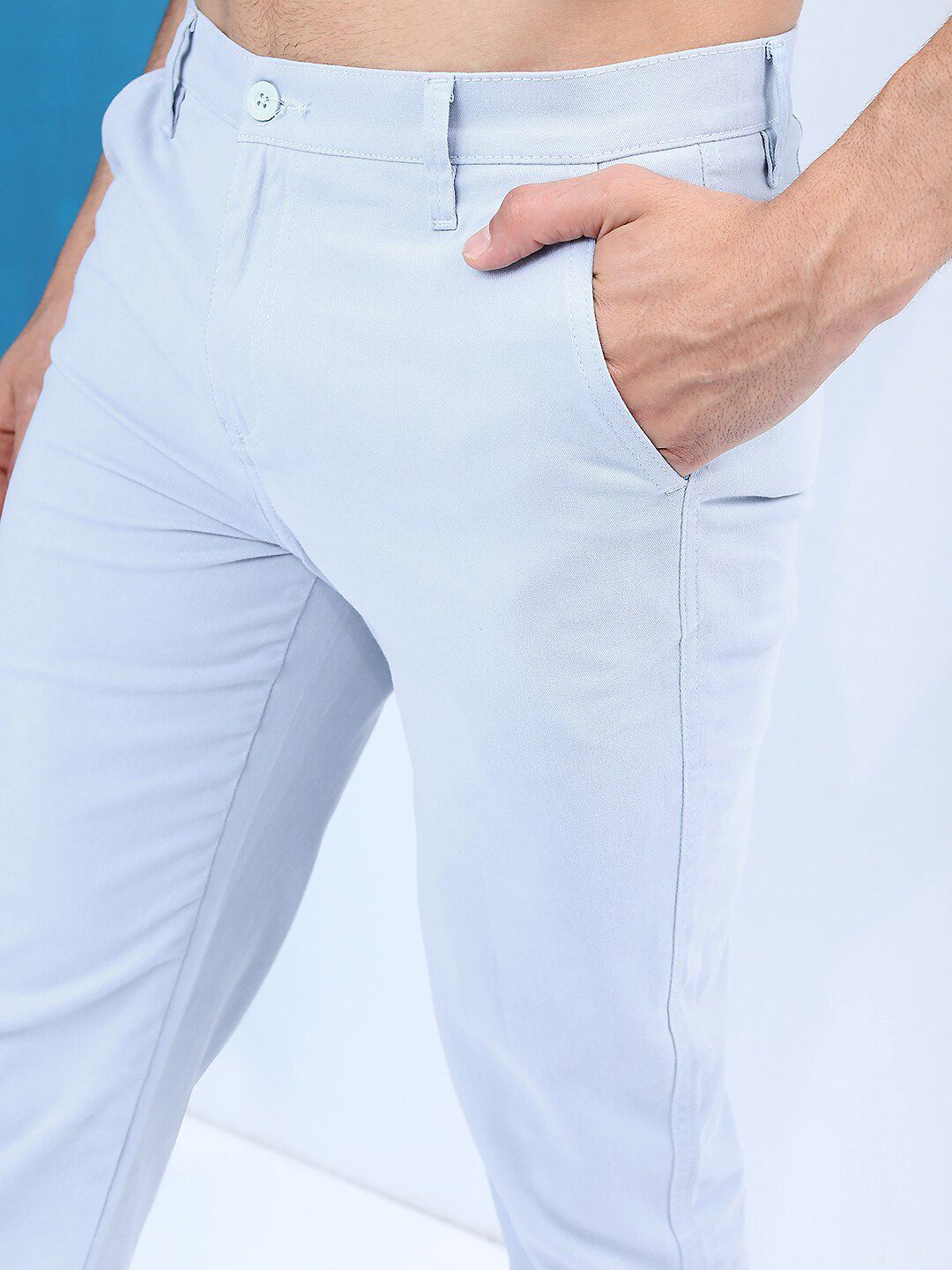 HIGHLANDER Men Slim Fit Chinos Trousers