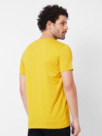 SPYKAR Typography Printed Cotton Slim Fit T-shirt