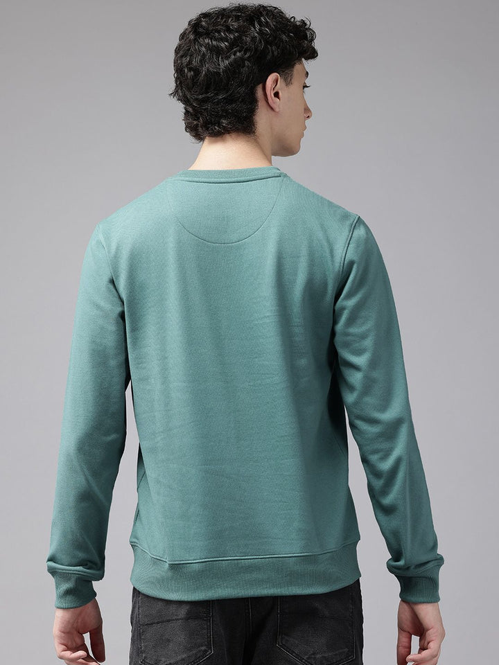 Park Avenue Slim Fit Printed Sweatshirt