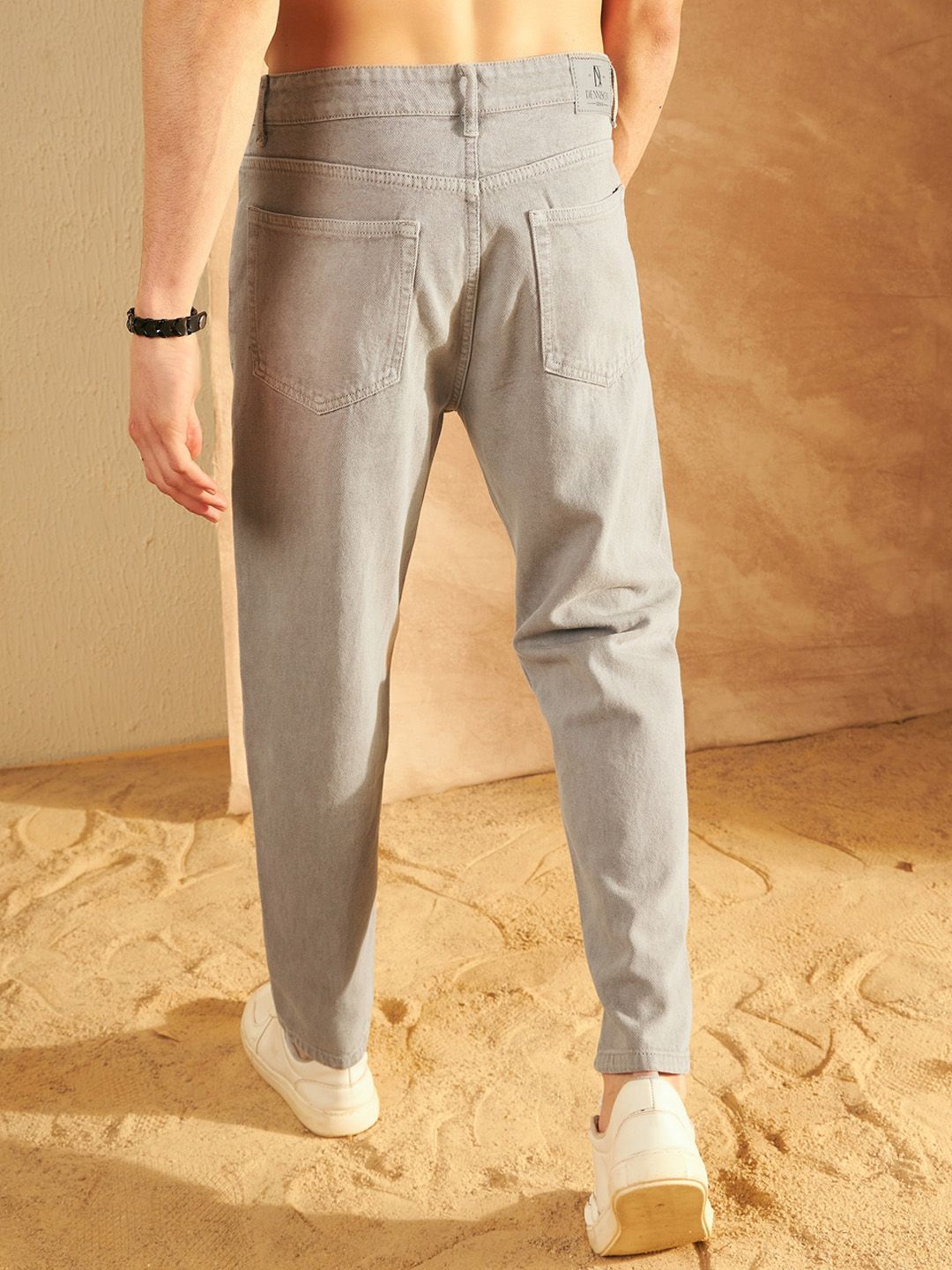 DENNISON Men Comfort Mom Fit Clean Look Cotton Jeans