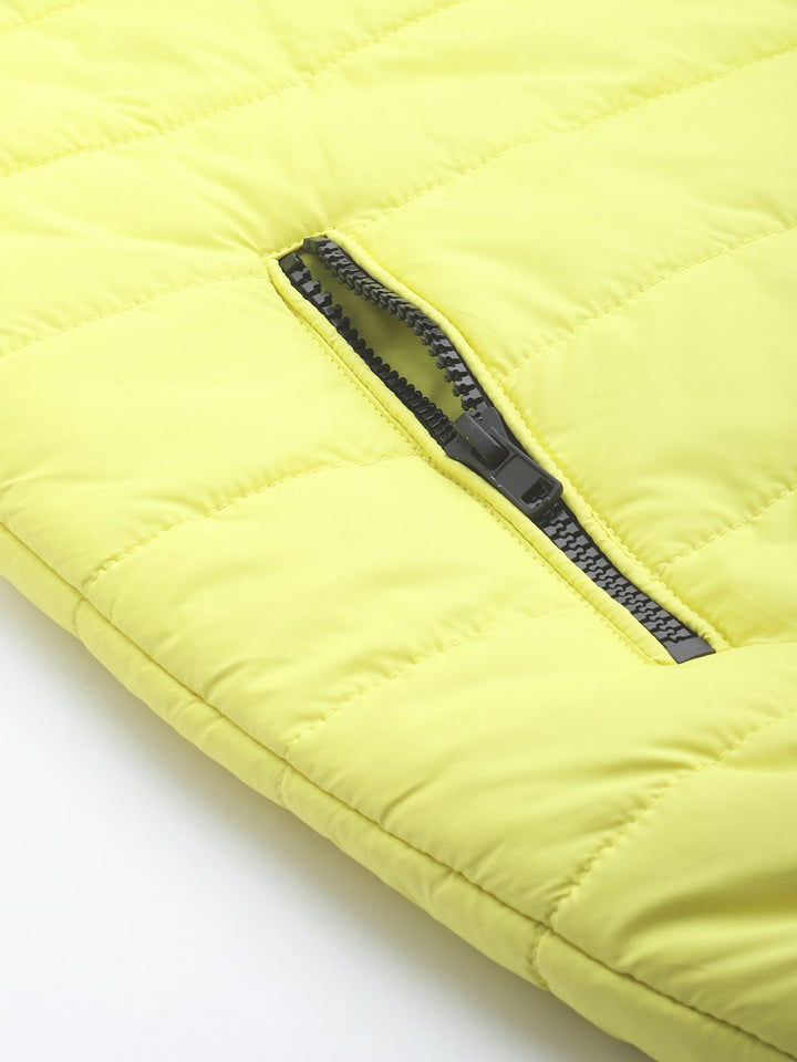 The Indian Garage Co Men Zip-Front Puffer Jacket with Zip Pockets