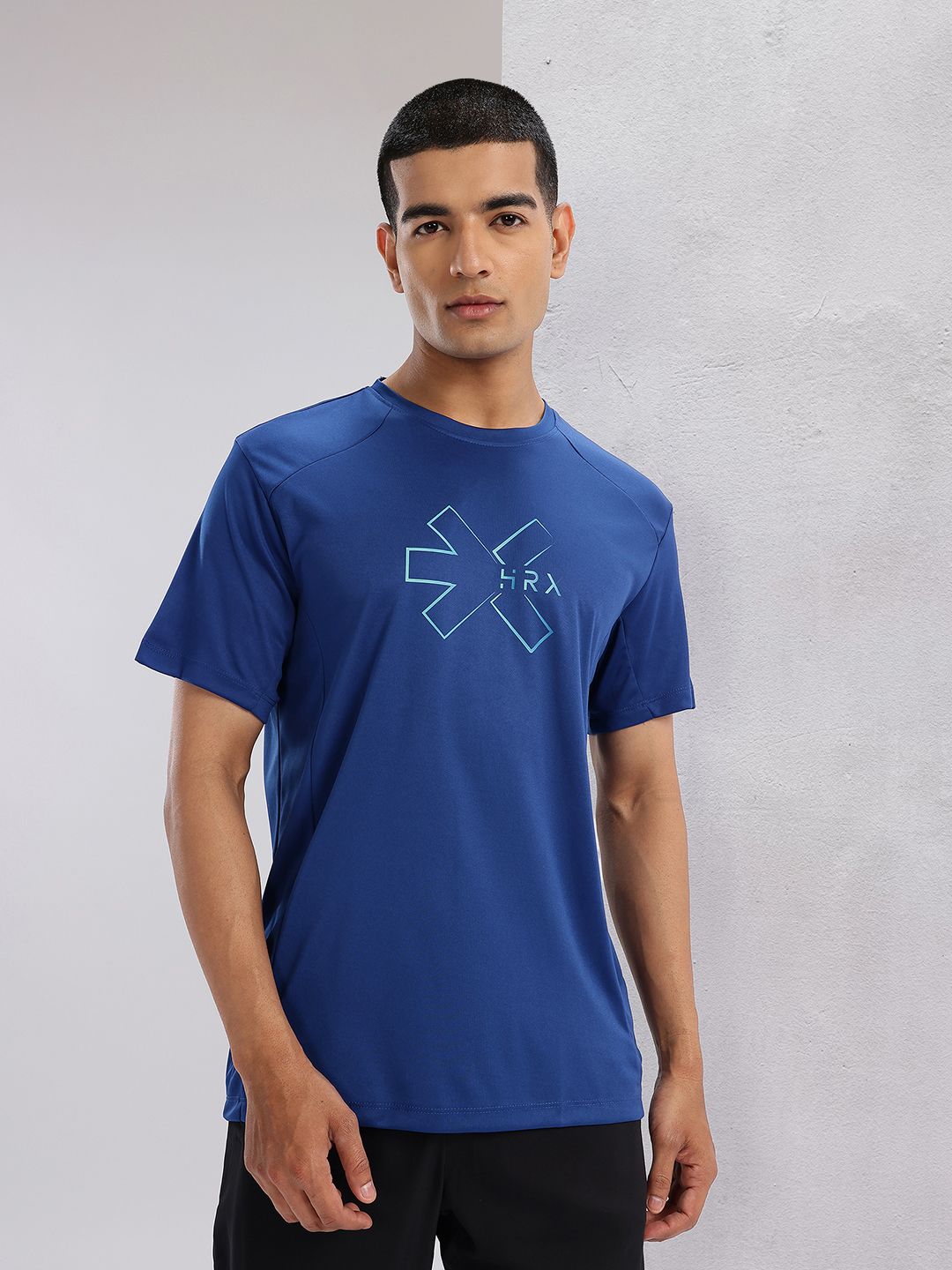 HRX by Hrithik Roshan Men Brand Logo Printed Training T-shirt