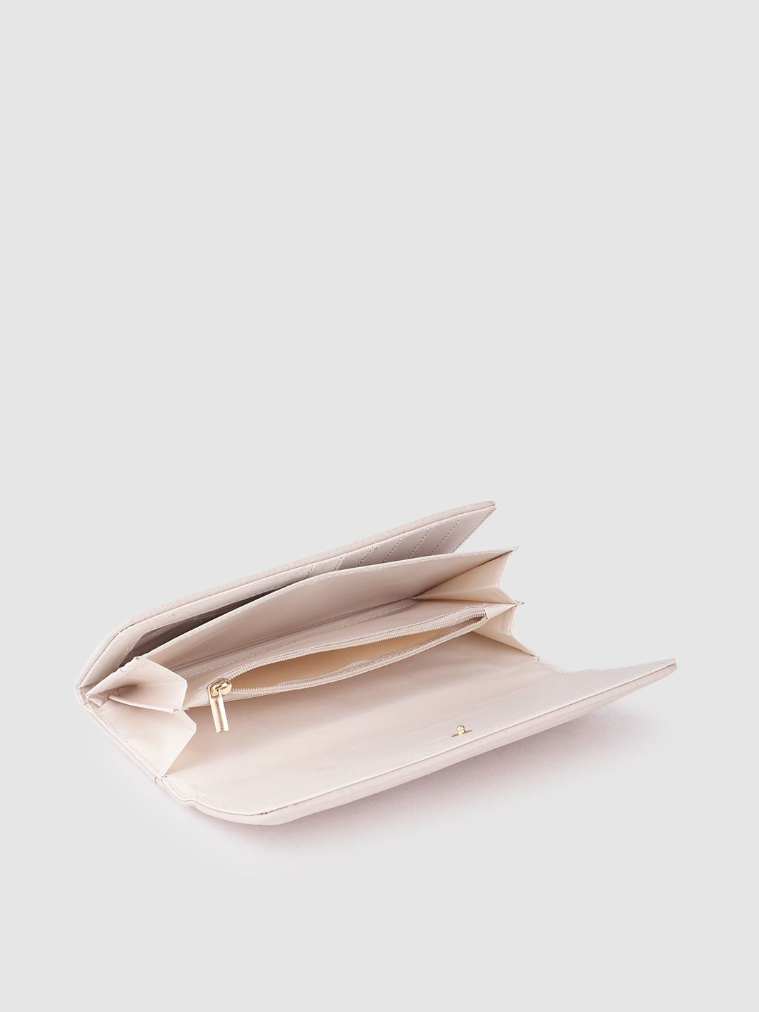 Lino Perros Women Laser Cut Detail Three Fold Wallet