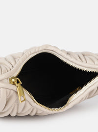 DressBerry Textured Structured Shoulder Bag