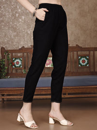 KALINI Women Floral Embroidered Regular Thread Work Kurta Trousers With Dupatta