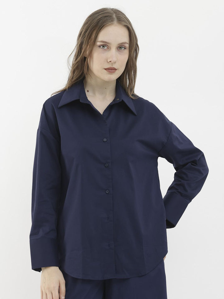 RAREISM Slim Fit Long Sleeves Cotton Shirt