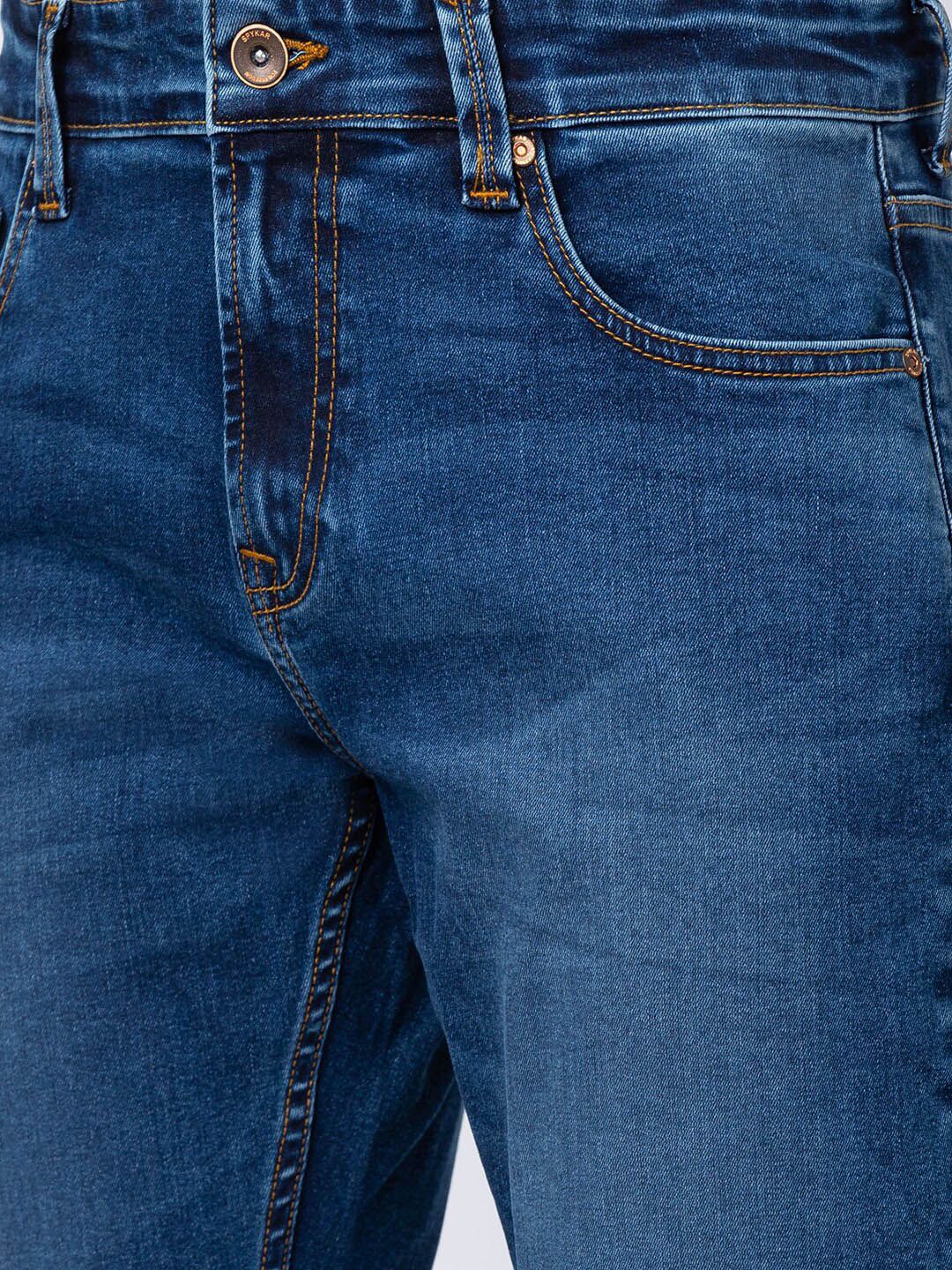 SPYKAR Men Light Fade Stretchable Cotton Jeans