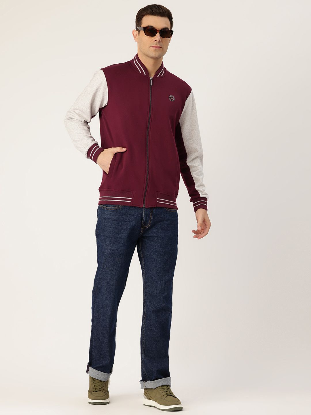 Monte Carlo Cotton Rich Colourblocked Sweatshirt