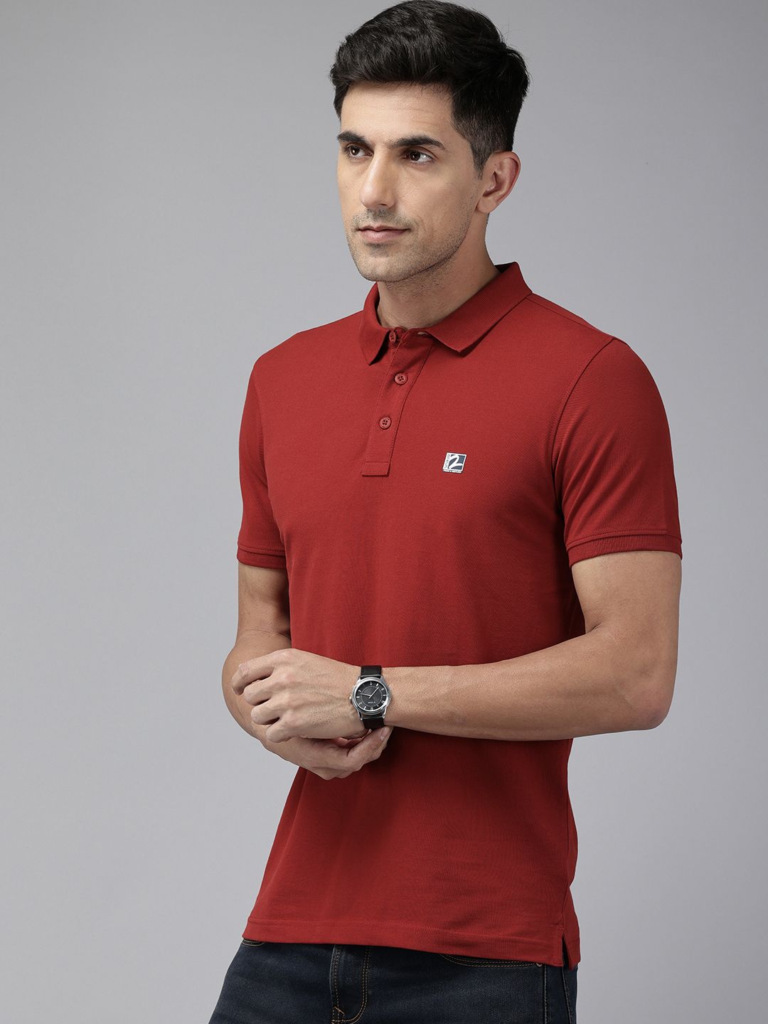 SPYKAR Polo Collar Slim Fit T-shirt