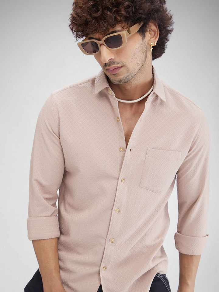 VASTRADO Men Classic Slim Fit Casual Shirt