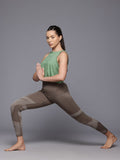 HRX by Hrithik Roshan Printed Pure Cotton Yoga T-shirt with Knotted-Back