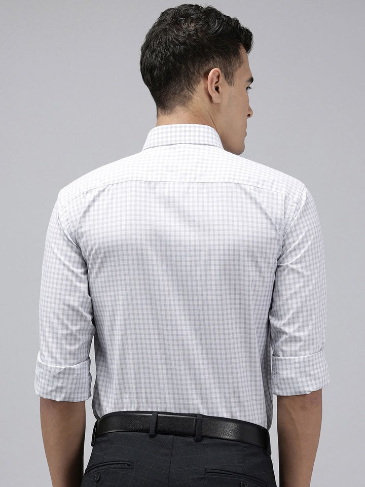 Park Avenue Slim Fit Checked Formal Shirt
