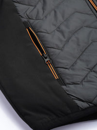 The Indian Garage Co Men Colourblock Zip-Front Bomber Jacket