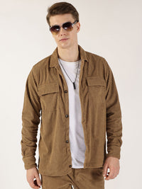 Thomas Scott Men Premium Corduroy Casual Shirt
