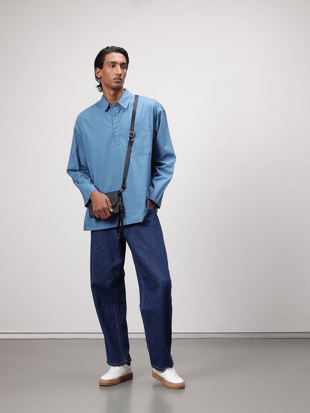ether 365 Essentials Pure Cotton Relaxed Casual Shirt