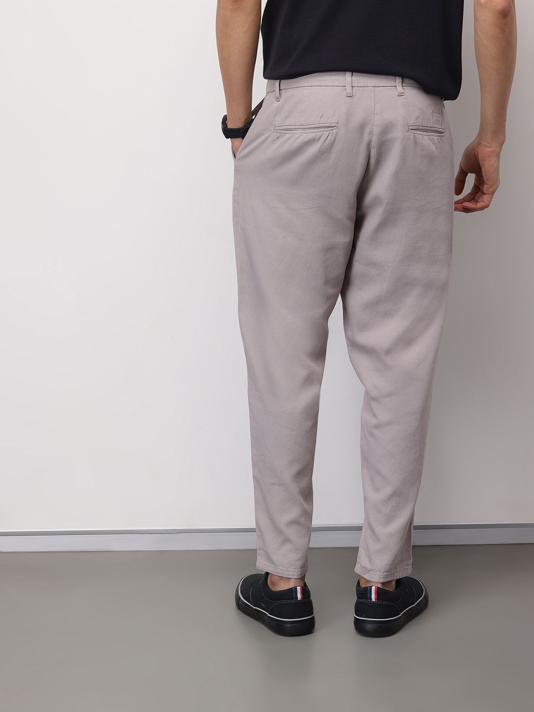 ether 365 Essentials Men Pure Cotton Regular Trousers
