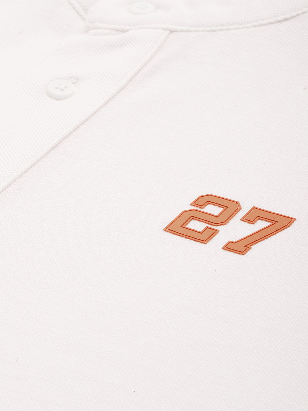Being Human Henley Neck Pure Cotton T-shirt