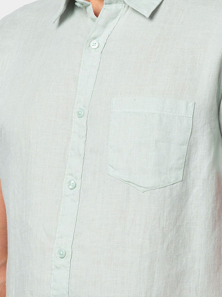 SPYKAR Men Casual Linen Shirt