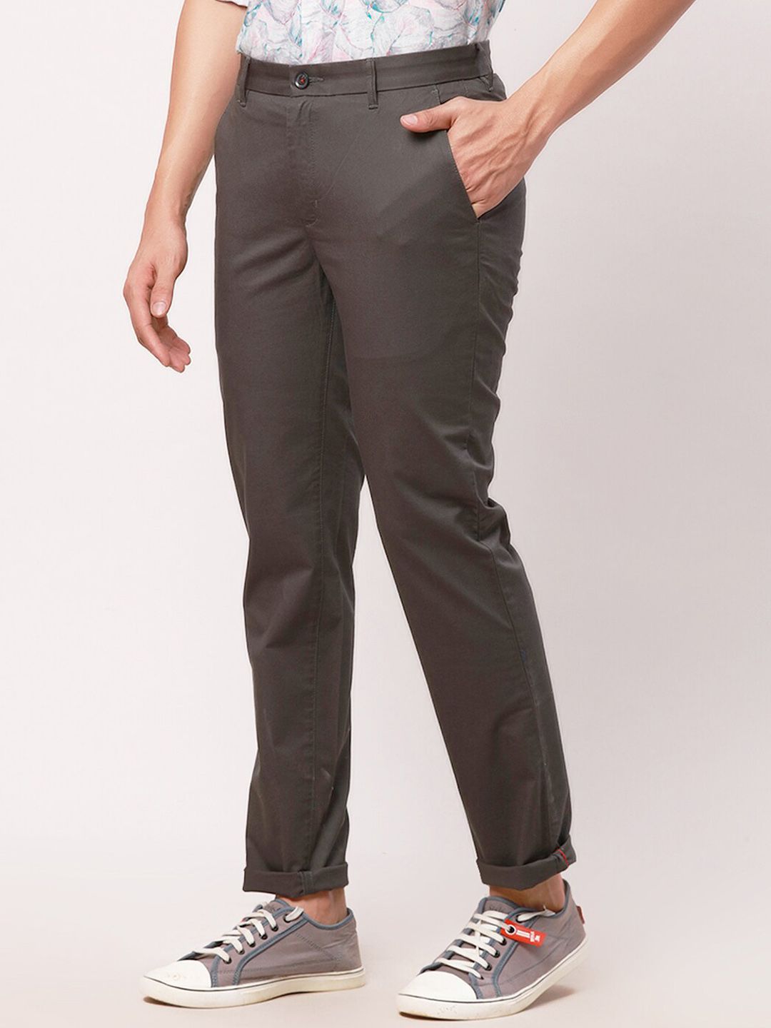Raymond Men Mid-Rise Slim Fit Trouser