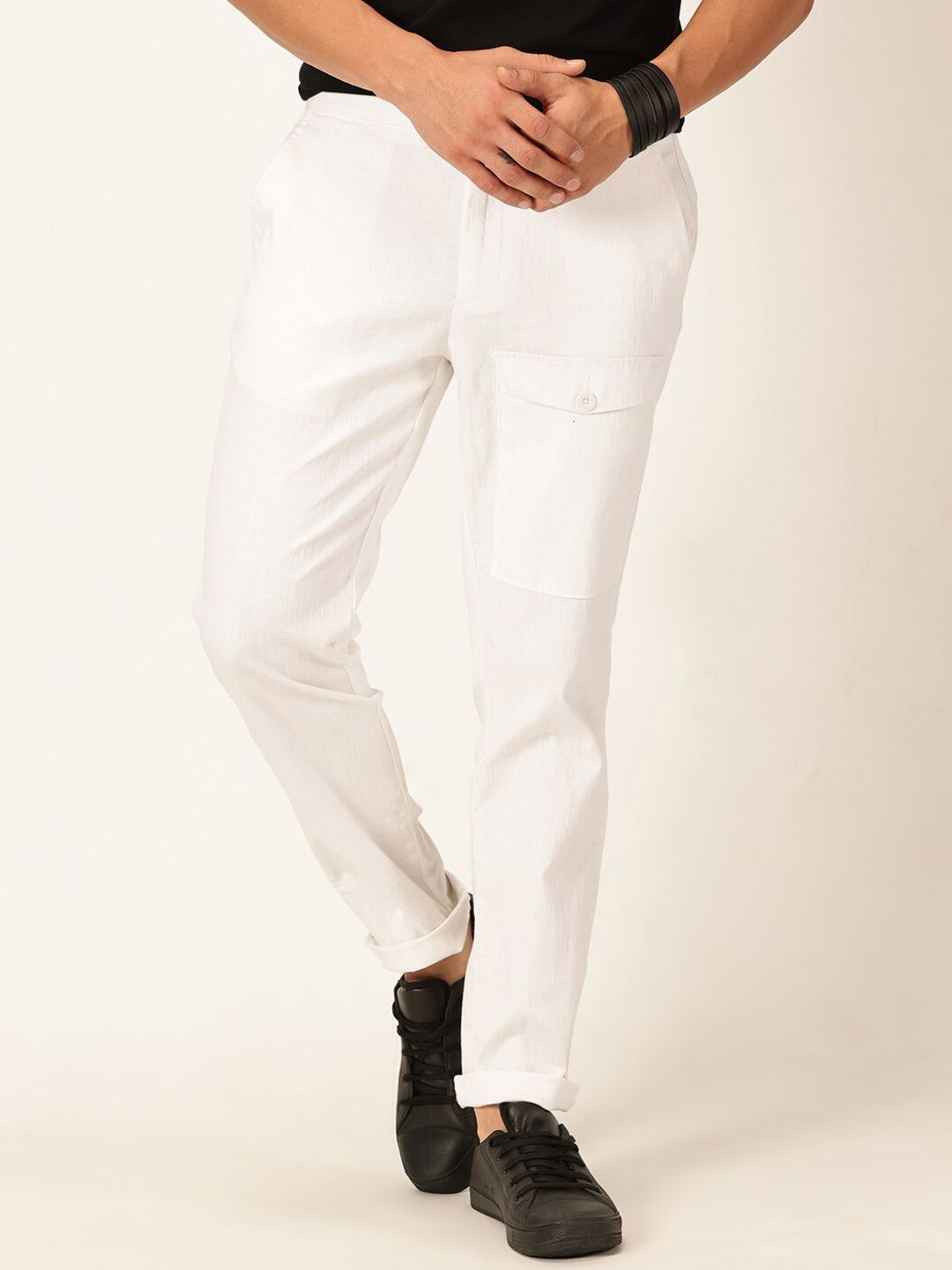 Thomas Scott Men Smart Slim Fit Chinos Trousers