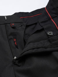 Raymond Men Textured Slim Fit Formal Trousers