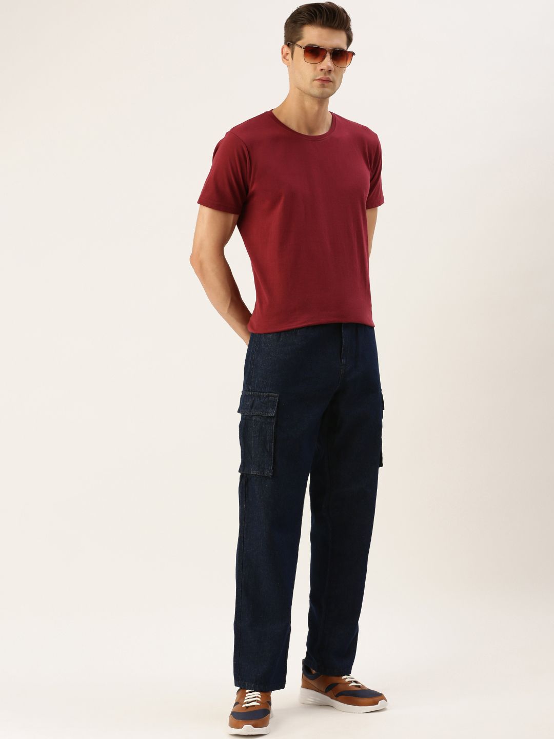 Bene Kleed Men Relaxed Fit Cargo Jeans