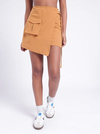 DressBerry Women Urban Hippie Wrap Mini Skirt
