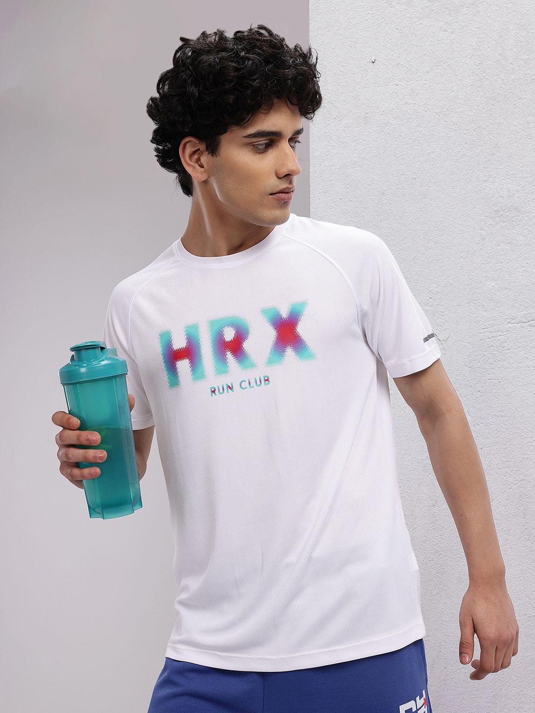 HRX by Hrithik Roshan Rapid Dry Printed Running T-Shirt