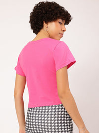 DressBerry Boldly Basic Printed T-shirt