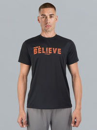 HRX by Hrithik Roshan Couple Collection Typography Printed Rapid-Dry Training T-shirt