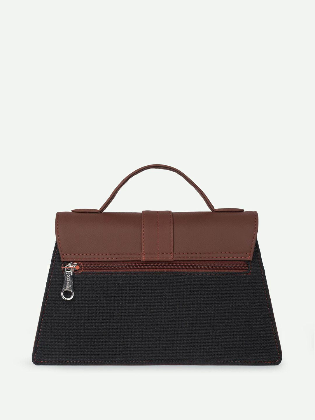 ZOUK Kriti Sanon - Jet Black Iconic Evening Structured Satchel