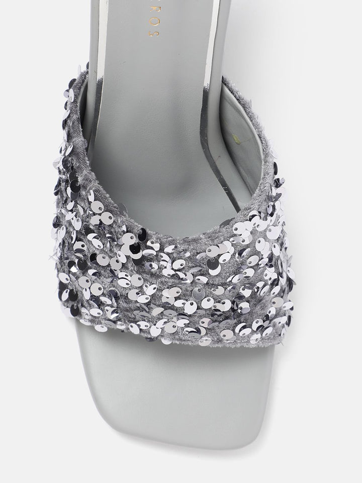 Lino Perros Sequin Embellished Slim Heels
