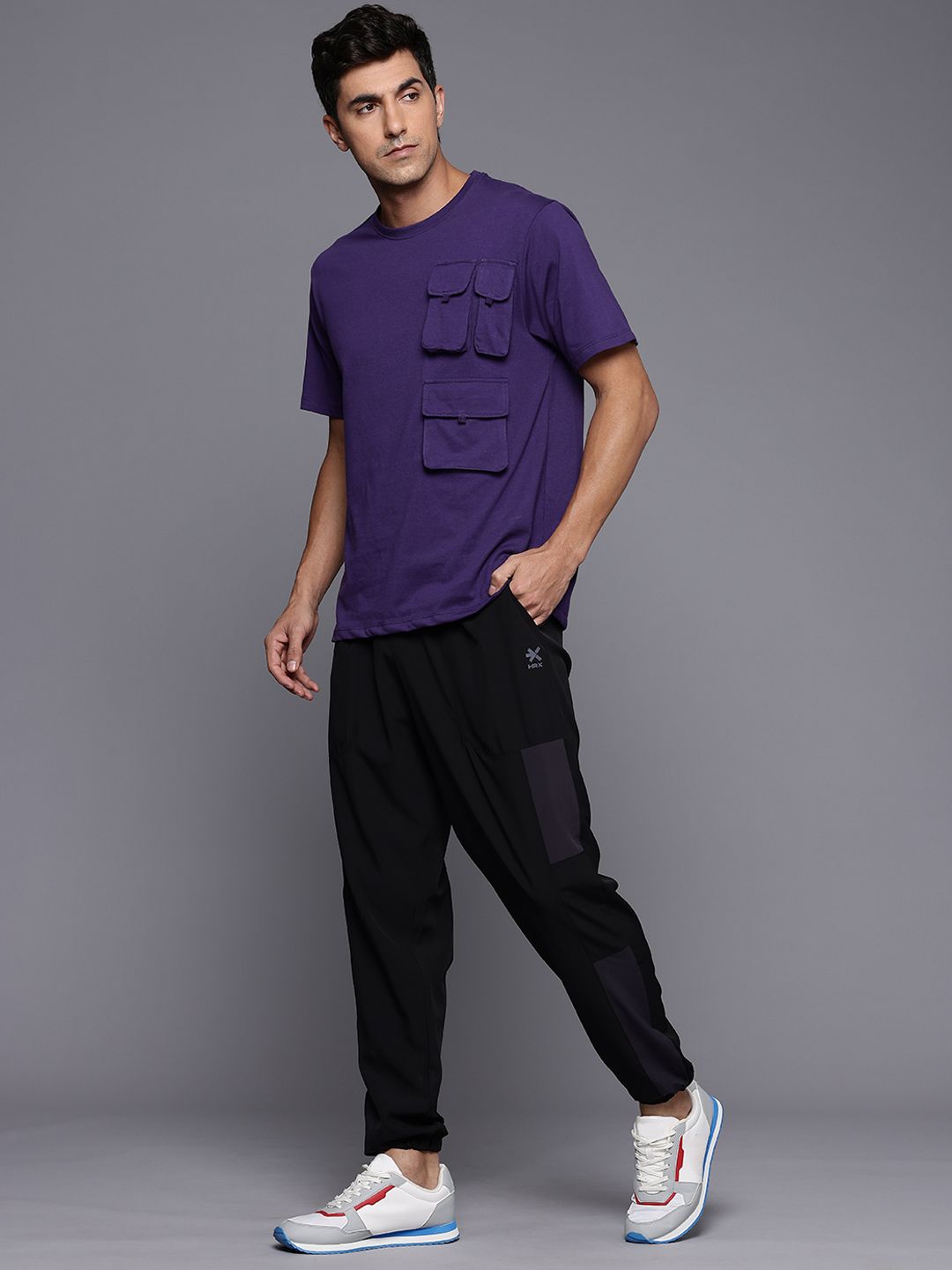 HRX by Hrithik Roshan TECHOFF Typography Printed T-shirt