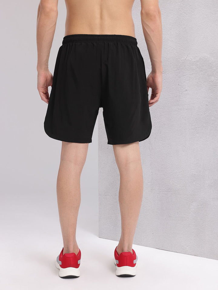 HRX by Hrithik Roshan Men Brand Logo Print Mid-Rise Training Shorts