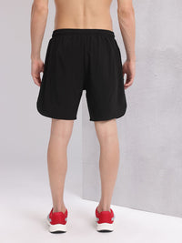 HRX by Hrithik Roshan Men Brand Logo Print Mid-Rise Training Shorts